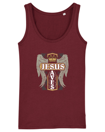 Jesus Saves Burgundy