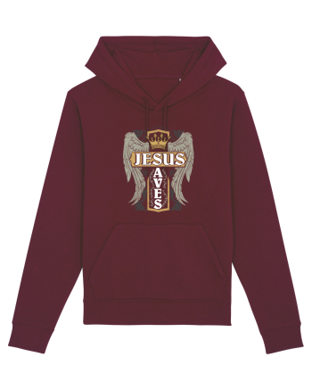 Jesus Saves Burgundy