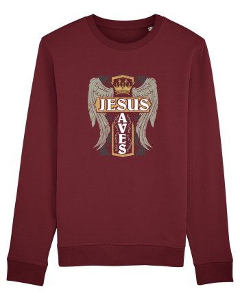 Jesus Saves Burgundy