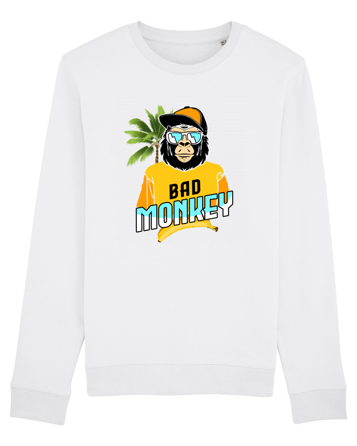 Bluză mânecă lungă Unisex Rise White