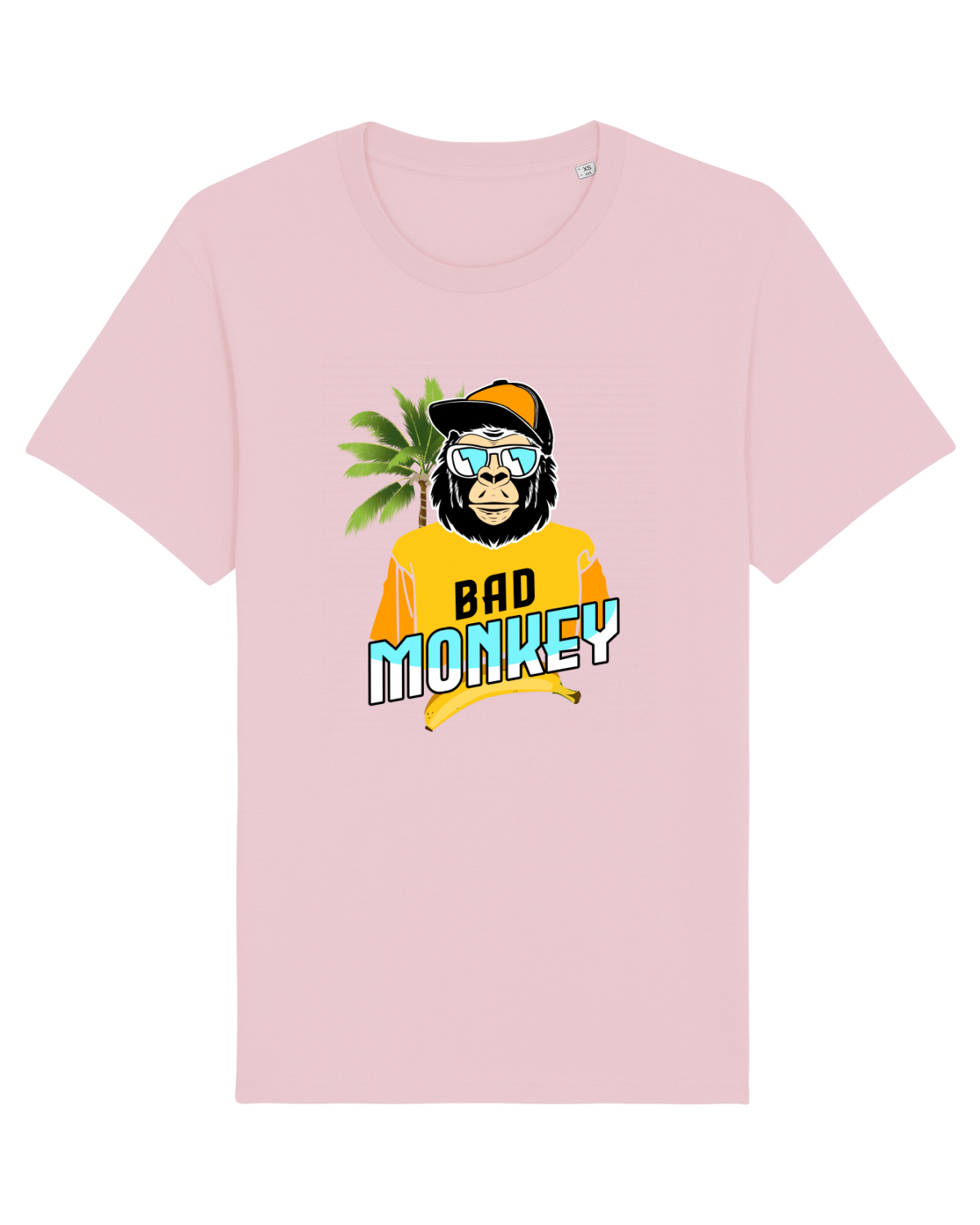 Tricou mânecă scurtă Unisex Rocker Cotton Pink