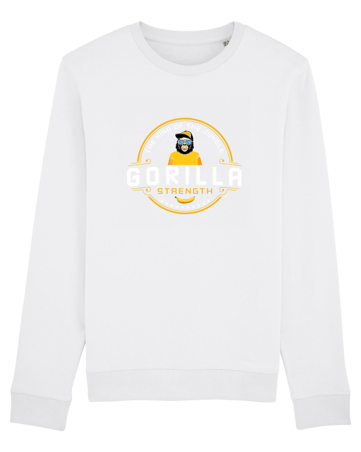 Bluză mânecă lungă Unisex Rise White
