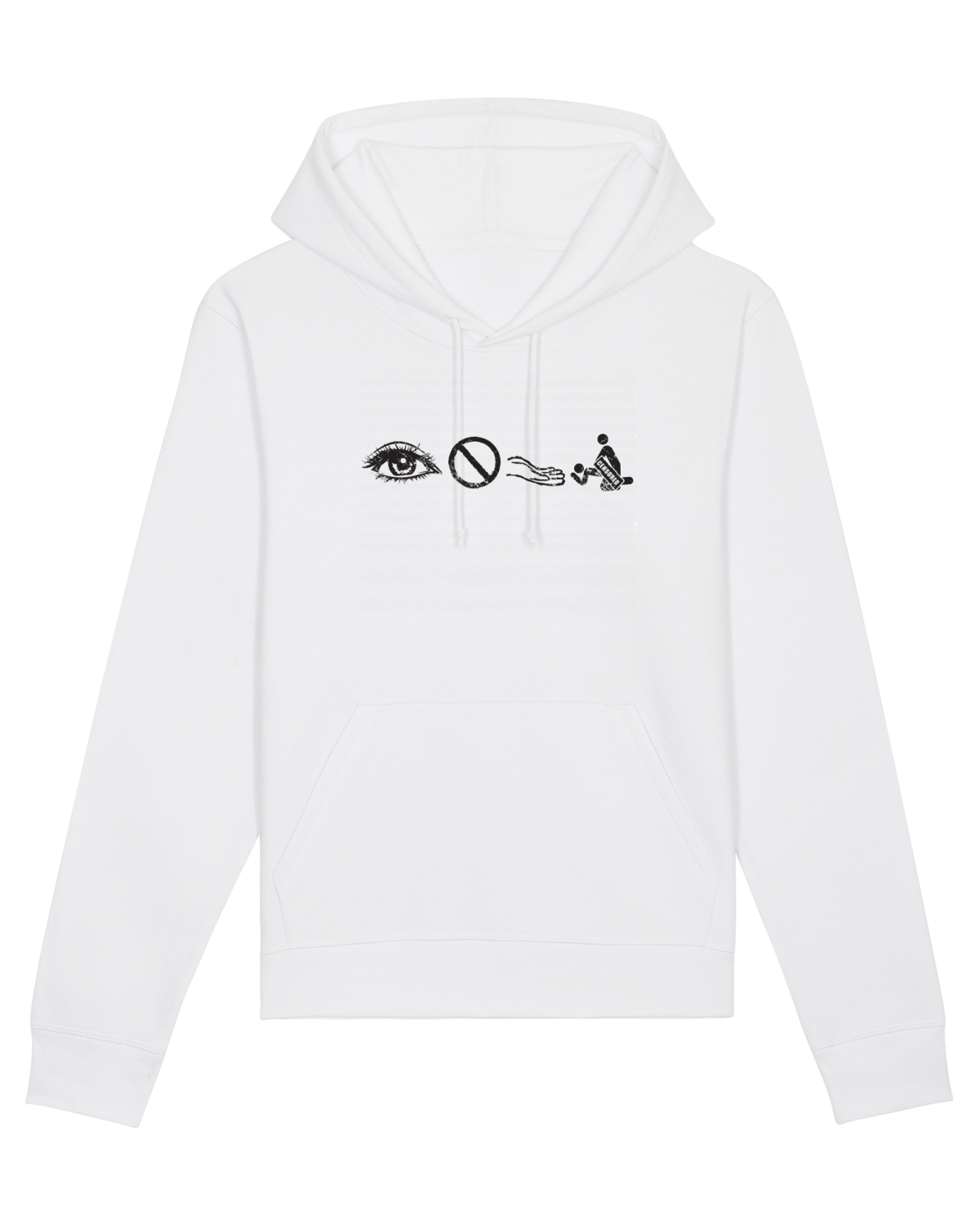 Hanorac Unisex Drummer White