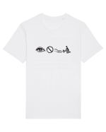 I don't give a f*** Tricou mânecă scurtă Unisex Rocker