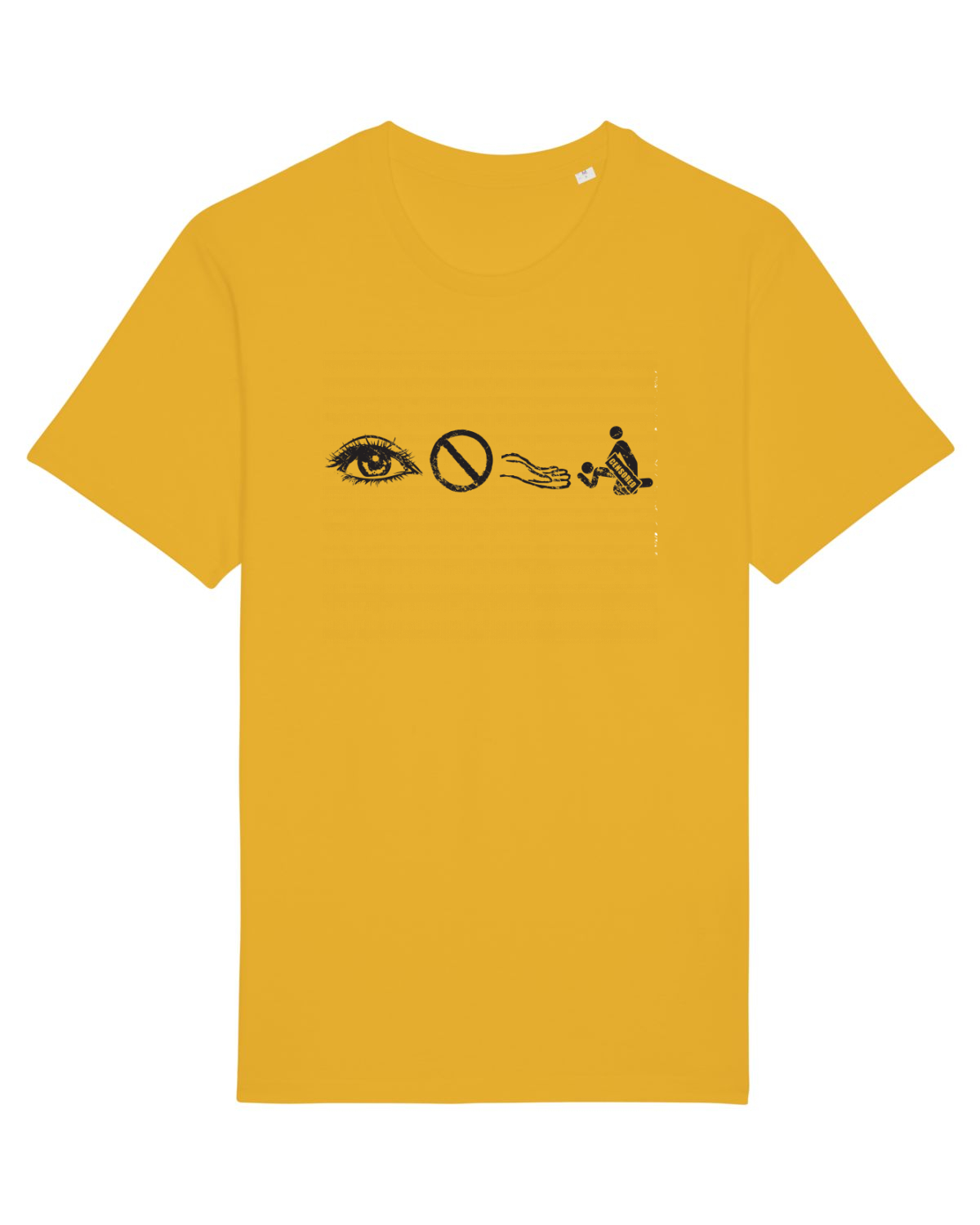 Tricou mânecă scurtă Unisex Rocker Spectra Yellow