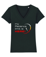 My patience limit is here! Tricou mânecă scurtă guler V Damă Evoker