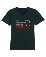 My patience limit is here! Tricou mânecă scurtă guler V Bărbat Presenter