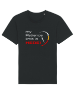 My patience limit is here! Tricou mânecă scurtă Unisex Rocker
