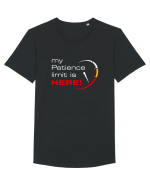 My patience limit is here! Tricou mânecă scurtă guler larg Bărbat Skater