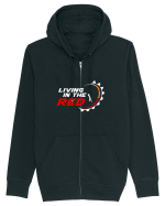 Living in the RED Hanorac cu fermoar Unisex Connector