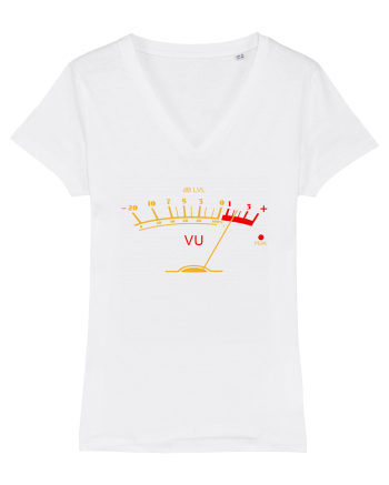 Volume VU Meter White