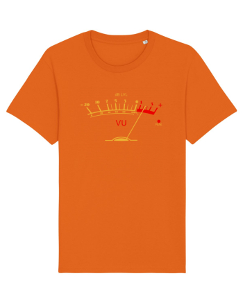 Volume VU Meter Bright Orange