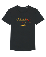 Volume VU Meter Tricou mânecă scurtă guler larg Bărbat Skater
