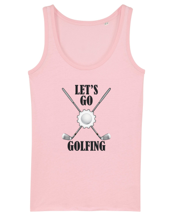 Let's Go Golfing Cotton Pink