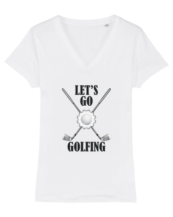 Let's Go Golfing White