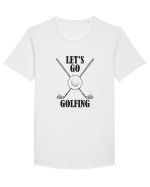Let's Go Golfing Tricou mânecă scurtă guler larg Bărbat Skater