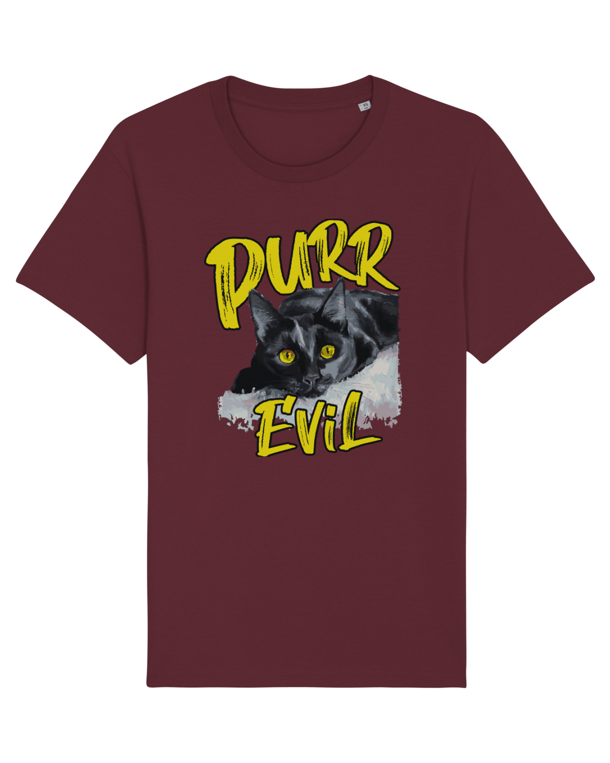 Tricou mânecă scurtă Unisex Rocker Burgundy