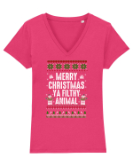Ya filthy animal Tricou mânecă scurtă guler V Damă Evoker