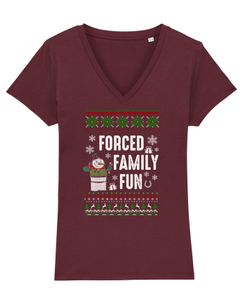 Forced Family Fun Burgundy