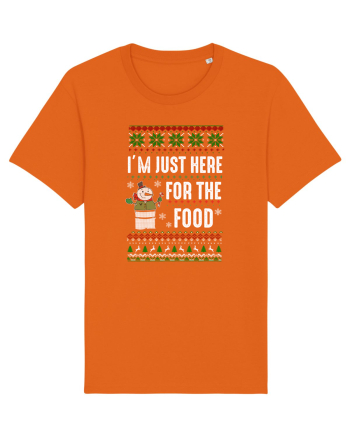I'm just here for the food Bright Orange
