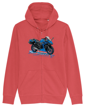 Motorcycles are always fun Blue eddition Carmine Red