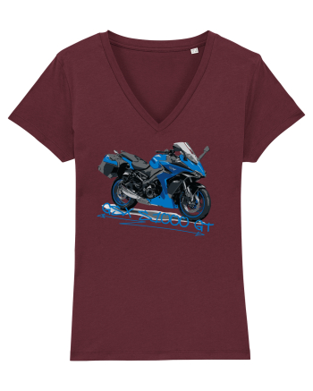 Motorcycles are always fun Blue eddition Burgundy