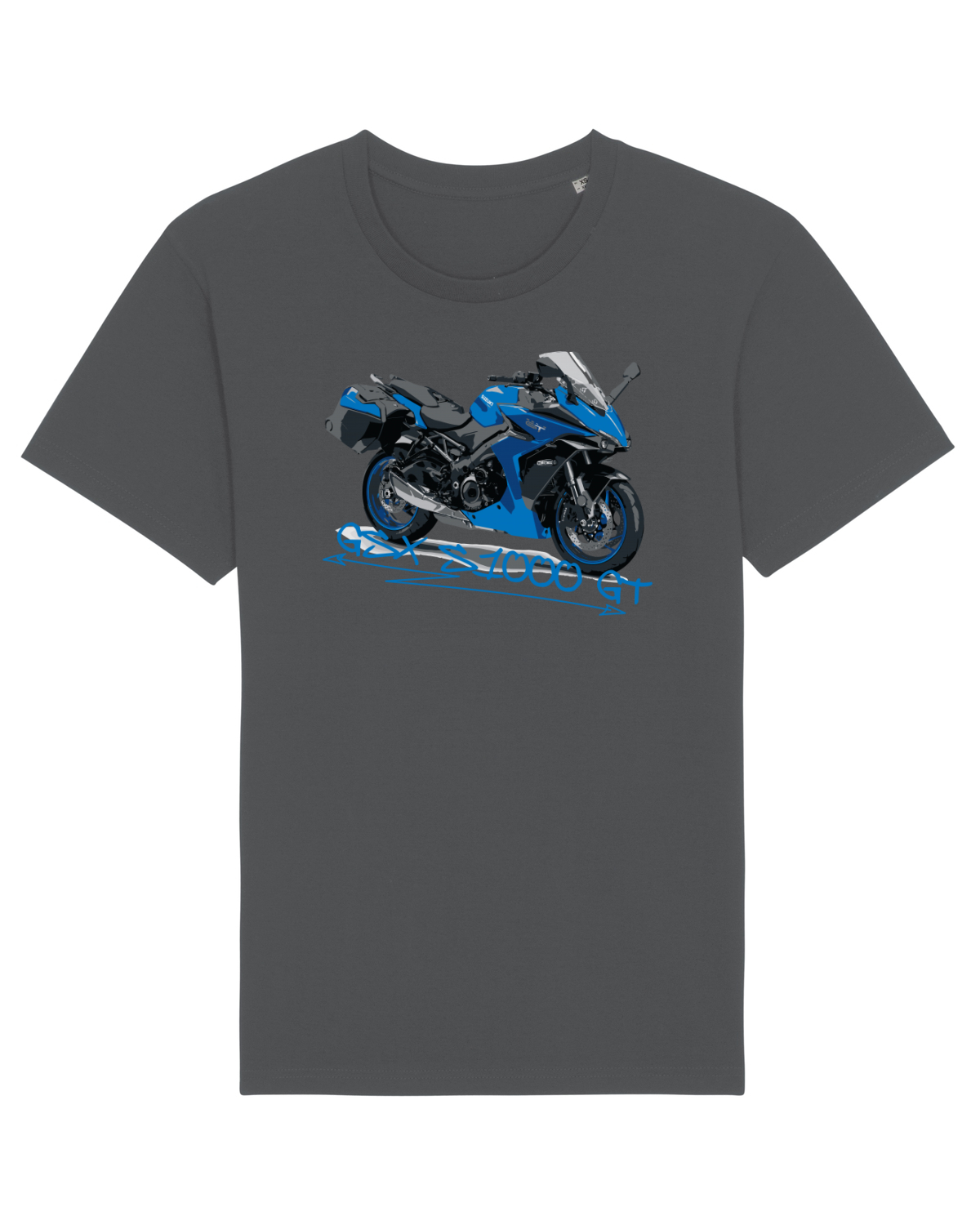 Tricou mânecă scurtă Unisex Rocker Anthracite