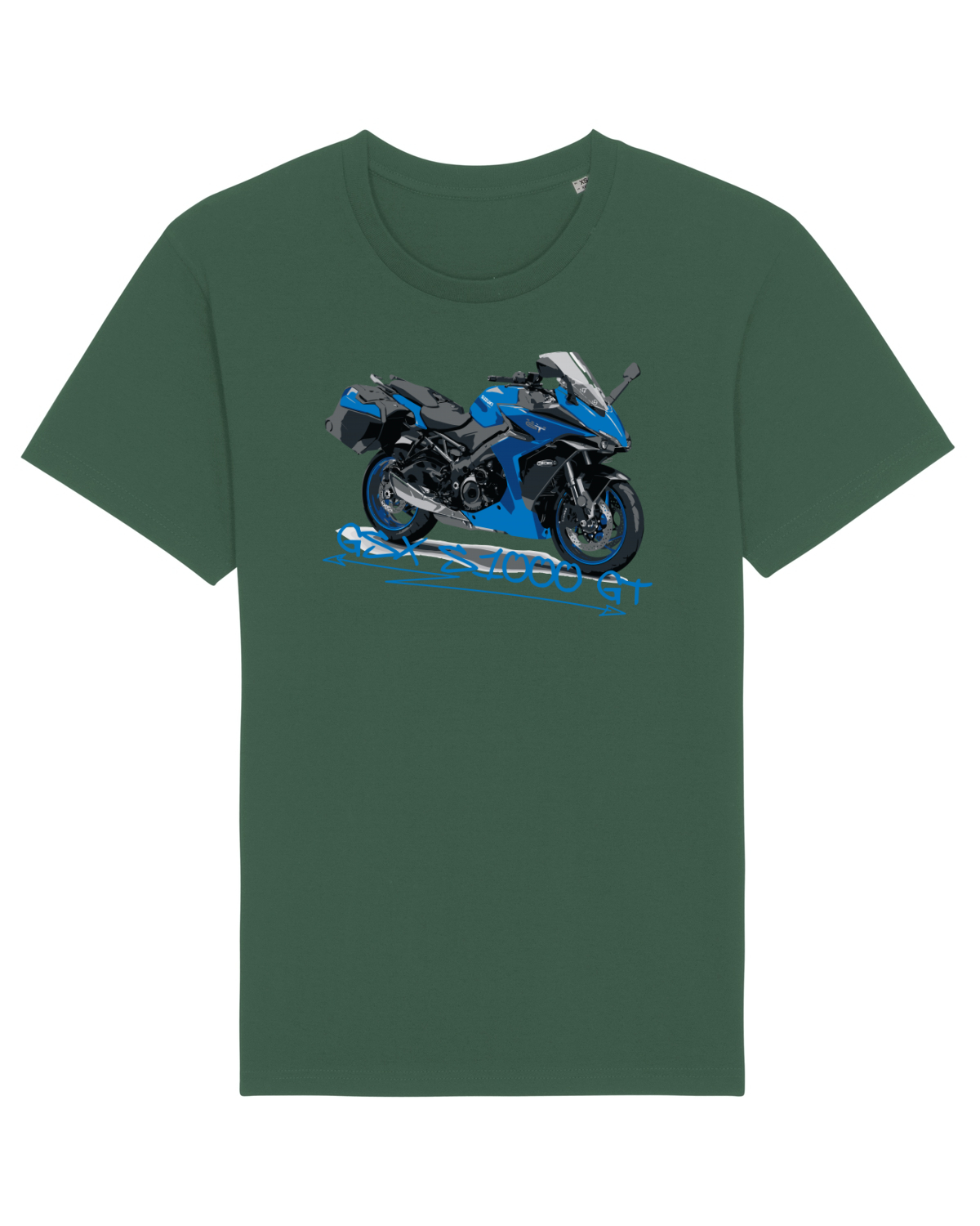 Tricou mânecă scurtă Unisex Rocker Bottle Green