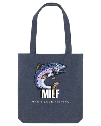 MILF man i love fishing Midnight Blue