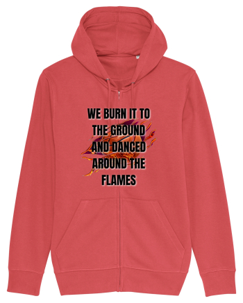 WE BURN IT TO THE GROUND Carmine Red