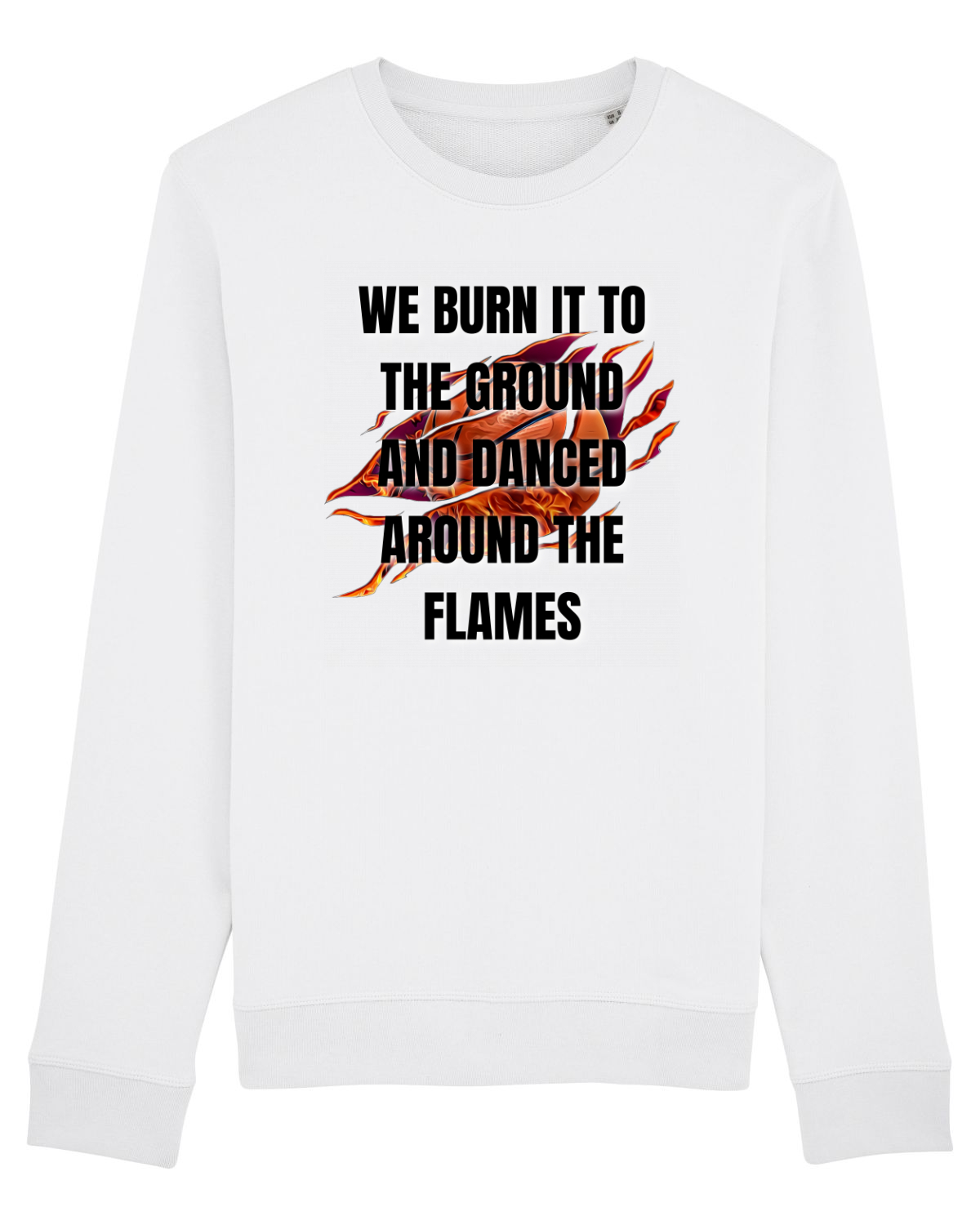 Bluză mânecă lungă Unisex Rise White