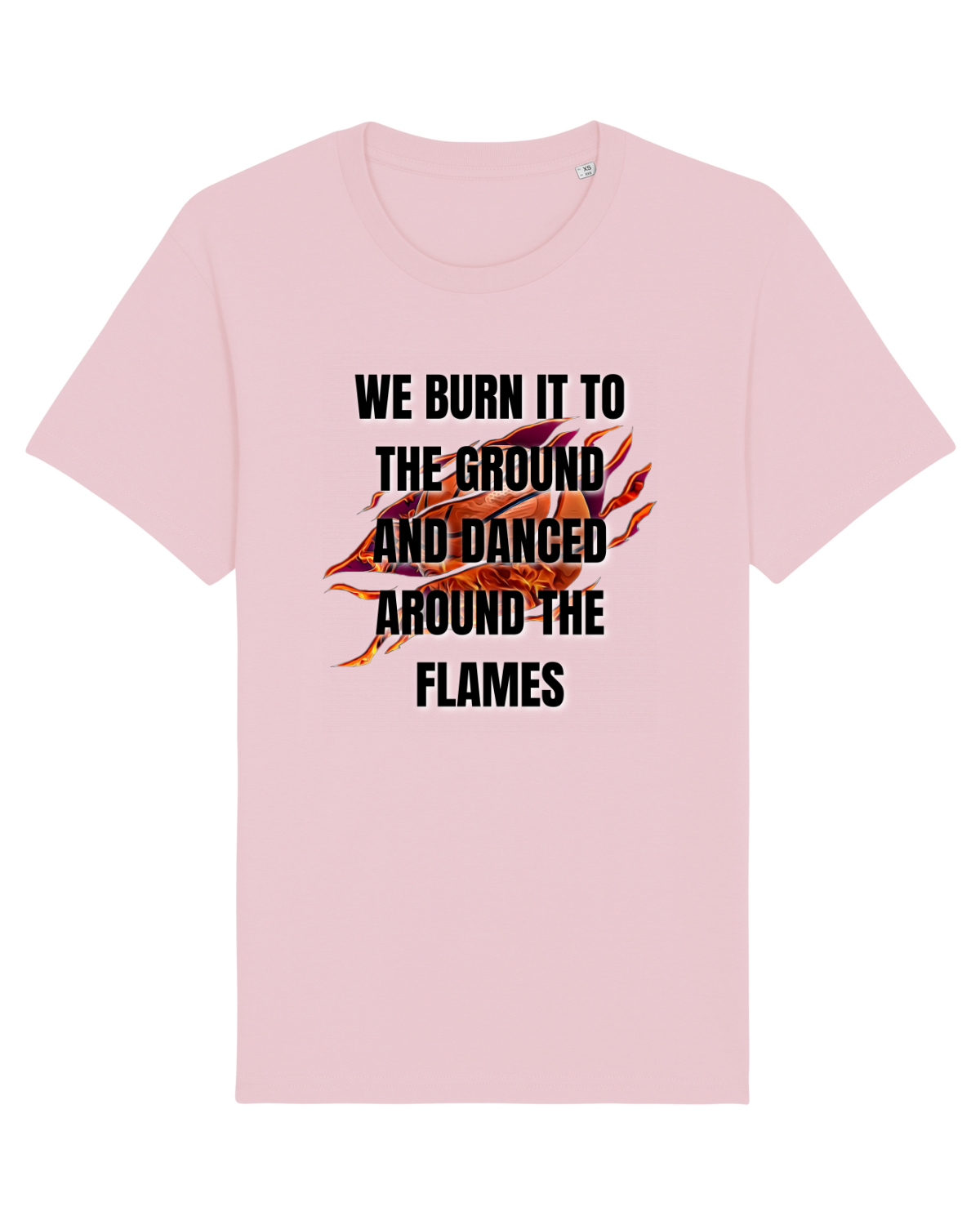 Tricou mânecă scurtă Unisex Rocker Cotton Pink