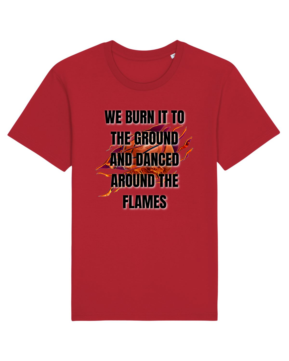 Tricou mânecă scurtă Unisex Rocker Red