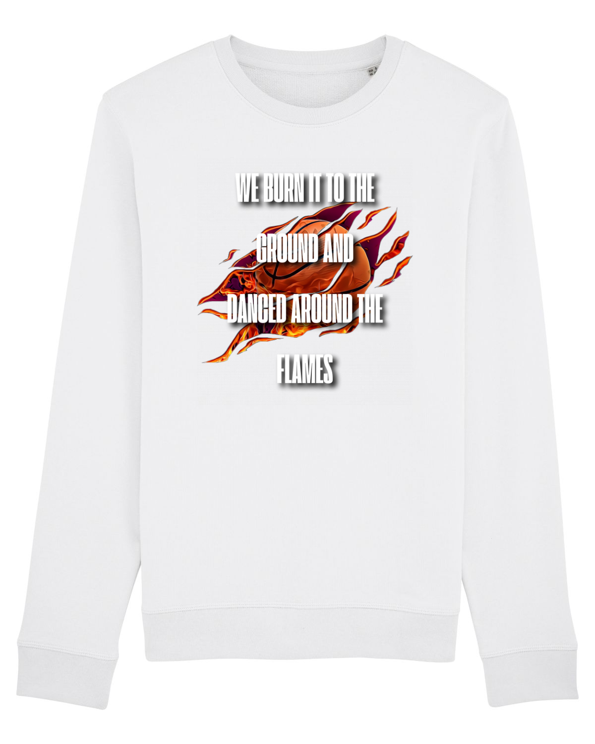 Bluză mânecă lungă Unisex Rise White
