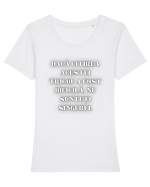 CITIREA GREA A TRICOULUI Tricou mânecă scurtă guler larg fitted Damă Expresser