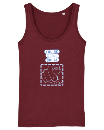 YOU'RE DOING GREAT Burgundy