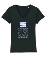 YOU'RE DOING GREAT Tricou mânecă scurtă guler V Damă Evoker