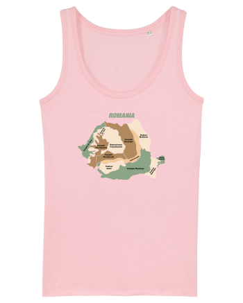 Relieful Romaniei Cotton Pink