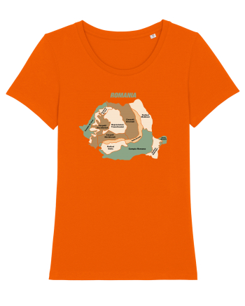 Relieful Romaniei Bright Orange