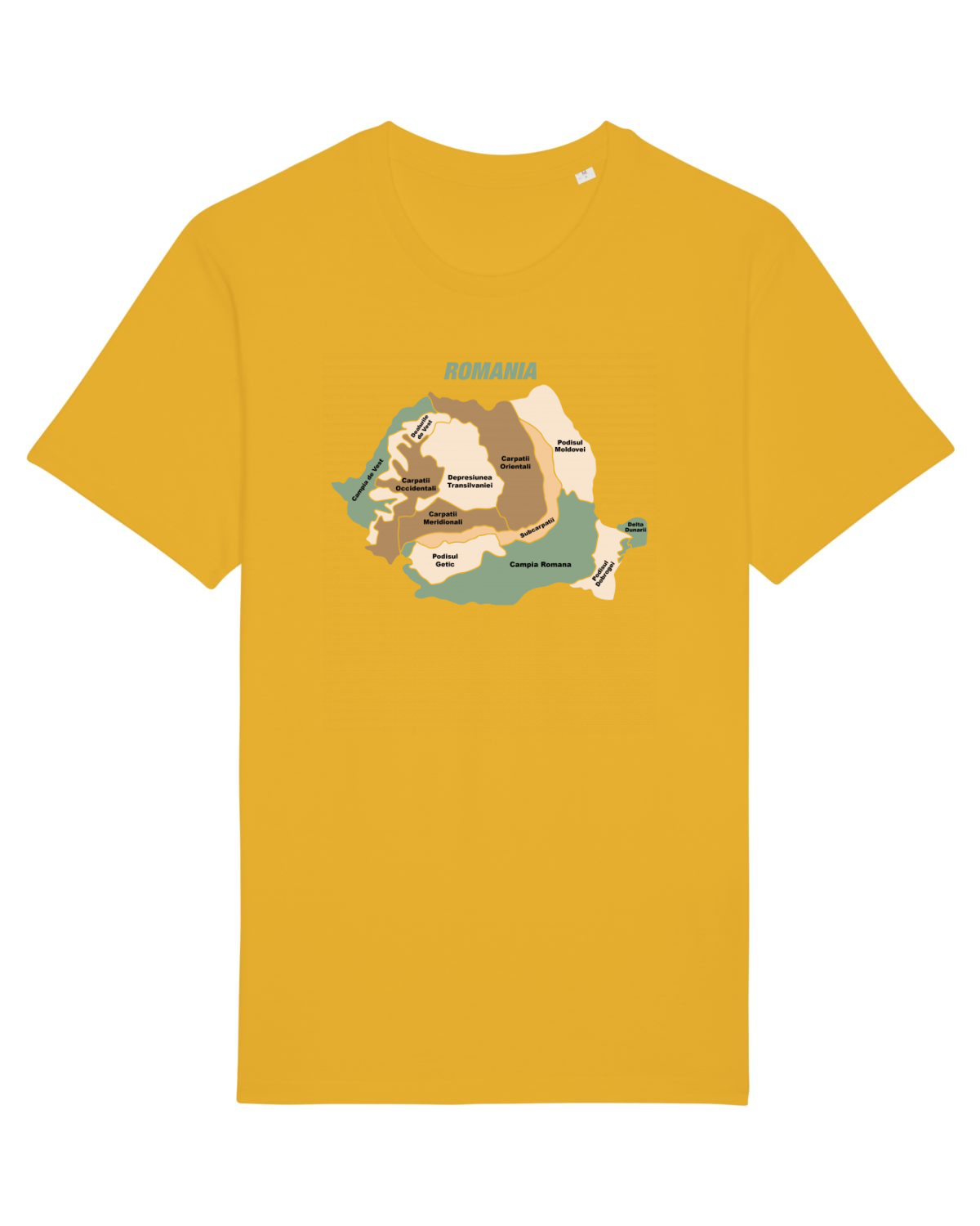 Tricou mânecă scurtă Unisex Rocker Spectra Yellow