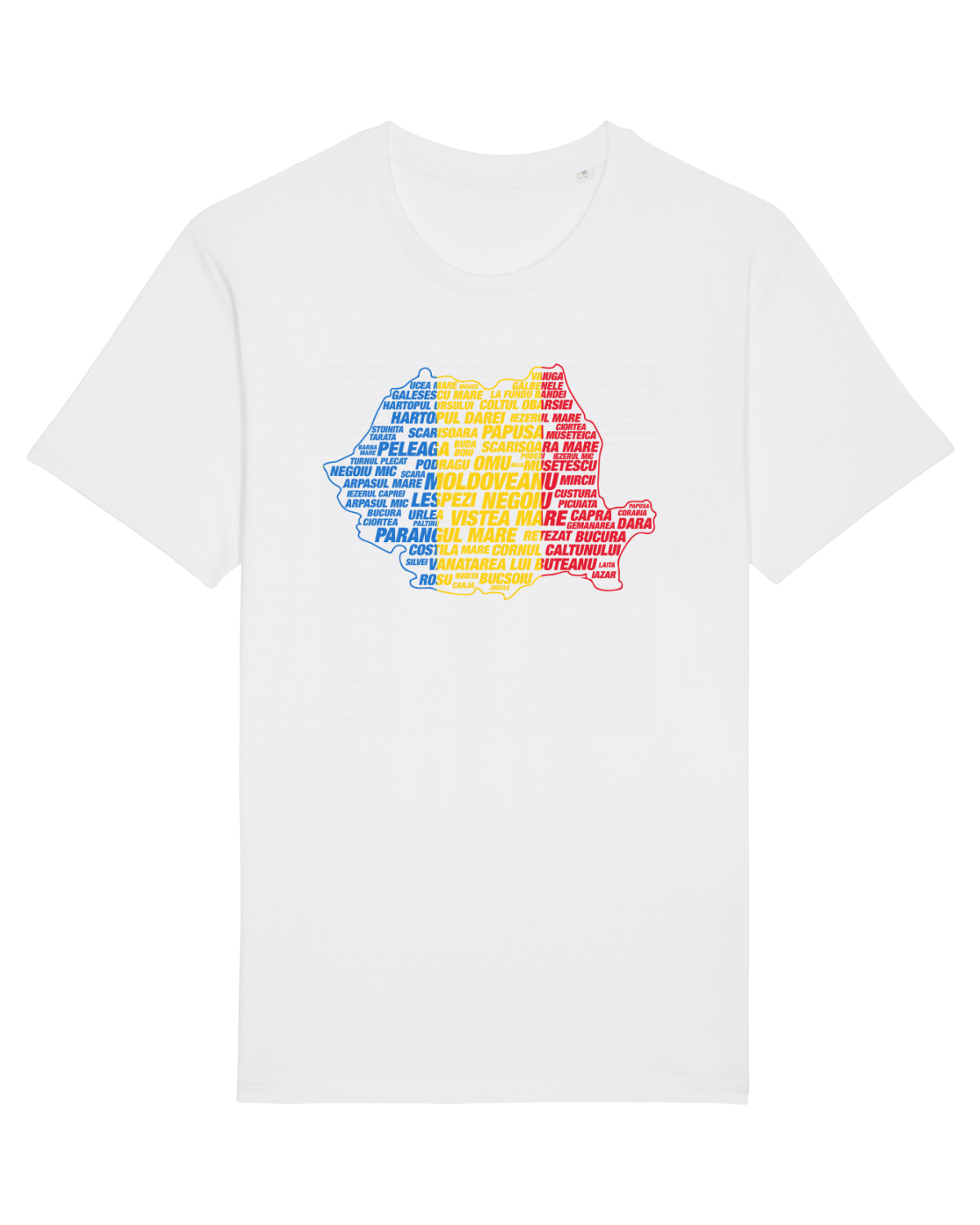 Tricou mânecă scurtă Unisex Rocker White