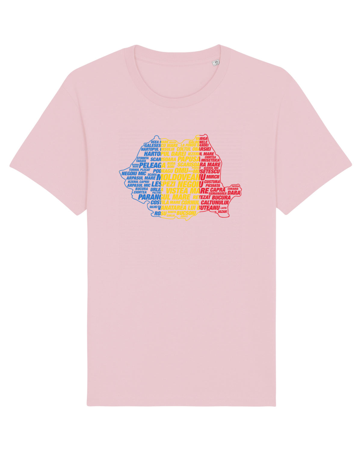 Tricou mânecă scurtă Unisex Rocker Cotton Pink