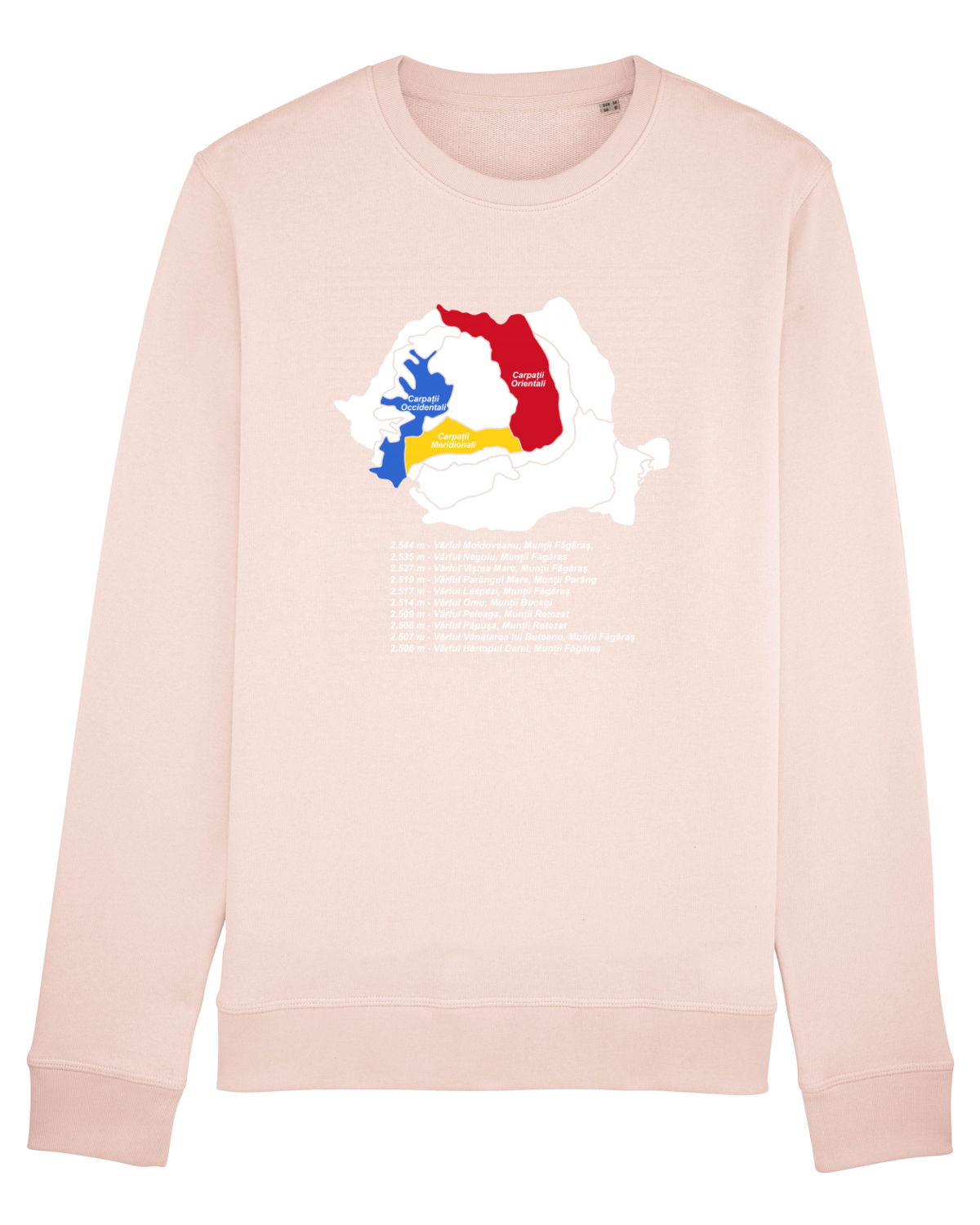 Bluză mânecă lungă Unisex Rise Candy Pink