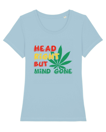 Head Right but Mind Gone Sky Blue