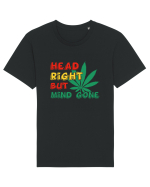 Head Right but Mind Gone Tricou mânecă scurtă Unisex Rocker