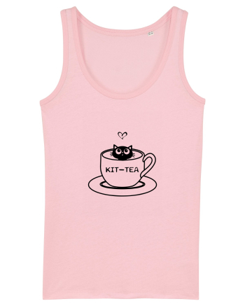 Un pisoi intr-o ceșcuță Cotton Pink