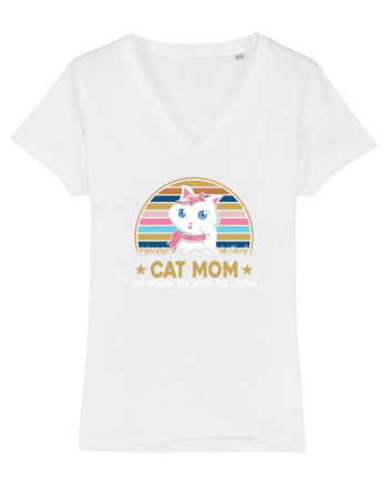 CAT MOM White