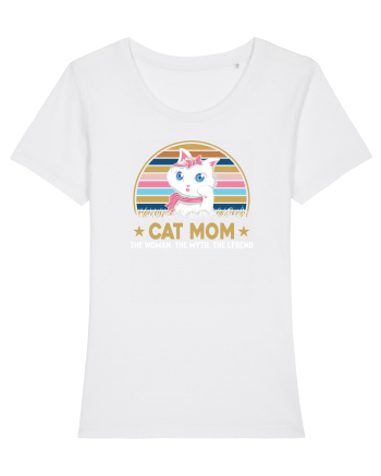 CAT MOM White