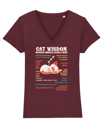 CAT WISDOM Burgundy