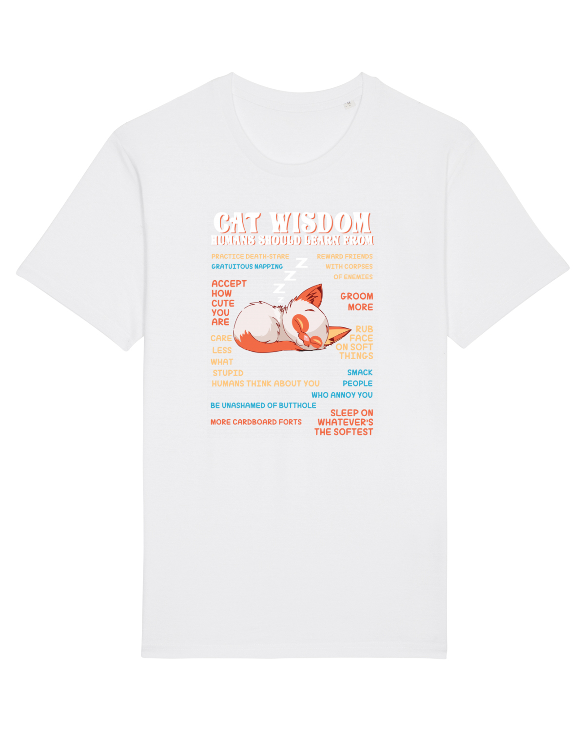 Tricou mânecă scurtă Unisex Rocker White